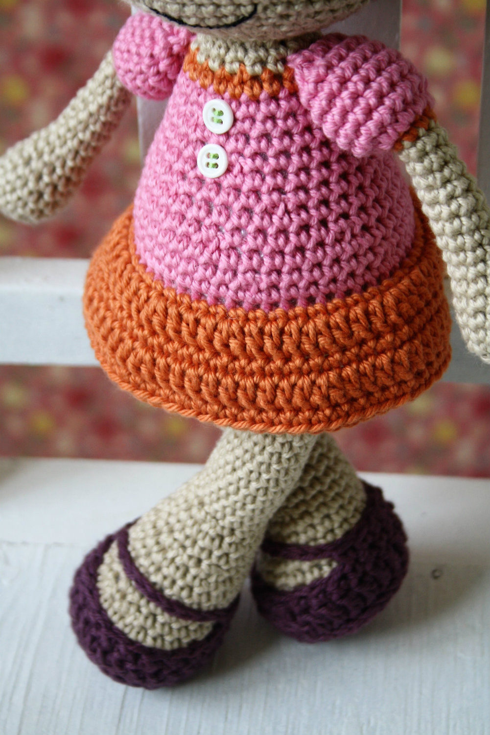 Sofia doll - amigurumi crochet doll pattern by lilleliis