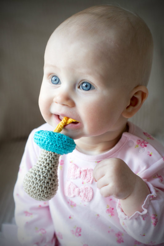 amigurumi pattern pacifier rattle