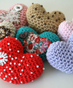 crochet amigurumi heart