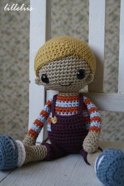 crochet boy doll