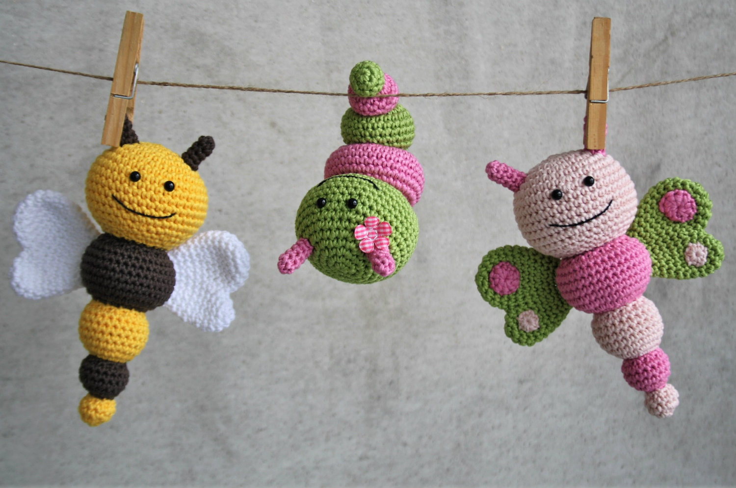 amigurumi bug rattles pattern