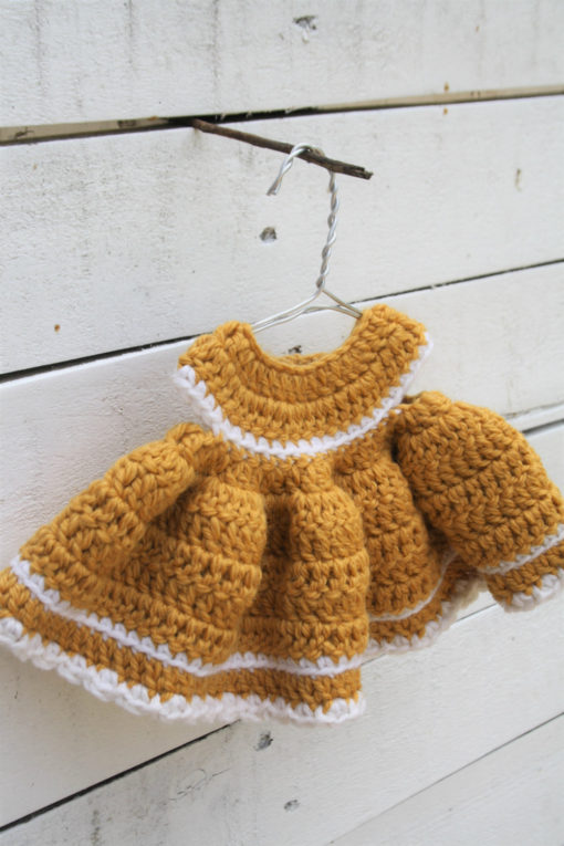 crochet teddy bear dress