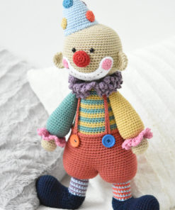 Chatterbox the Clown | Amigurumi clown 