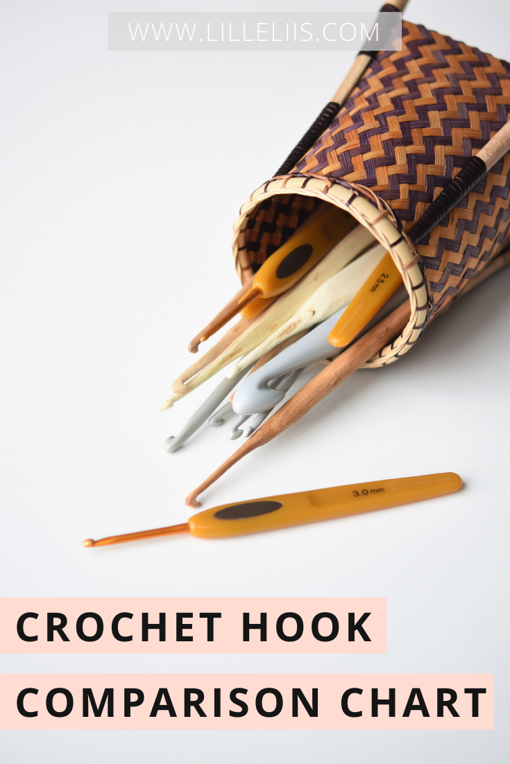 crochet hook size chart