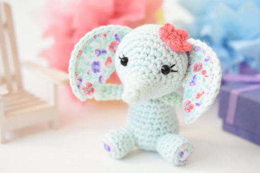 tiny luck elephant amigurumi pattern