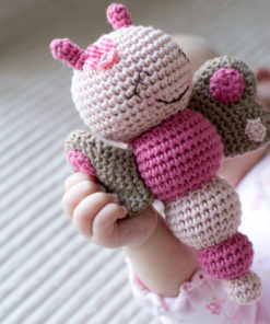 amigurumi pattern butterfly rattle