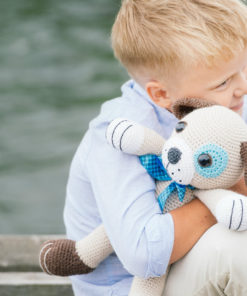 Puppy Paul from the book Cuddly Amigurumi Toys