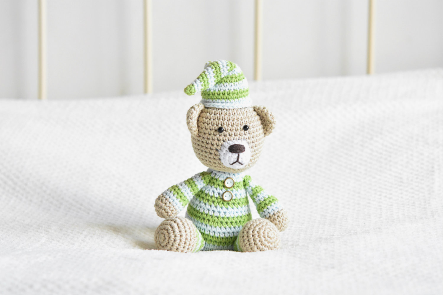 pajamas teddy amigurumi pattern