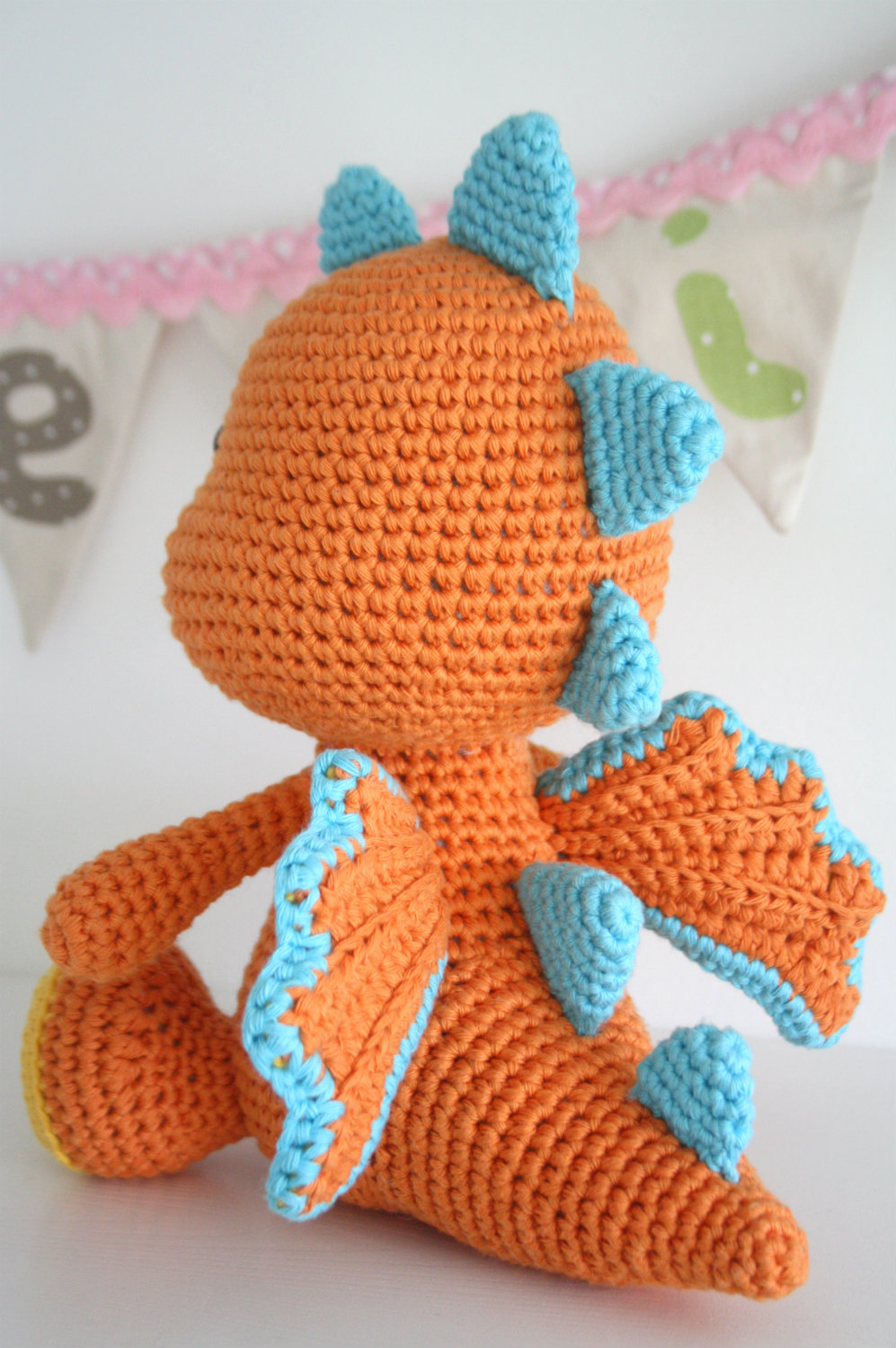 Lars the Dragon amigurumi pattern Crochet toy pattern lilleliis