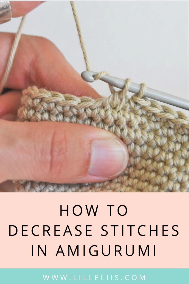 invisible decrease singe crochet