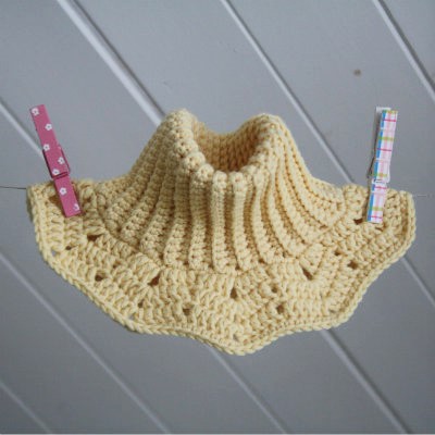 Double warm crochet neck warmer for kids | Free crochet