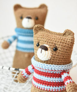 lazybones bear amigurumi pattern