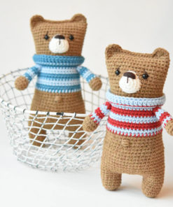 lazybones bear amigurumi pattern