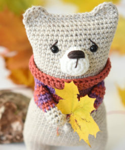 lazybones bear amigurumi pattern