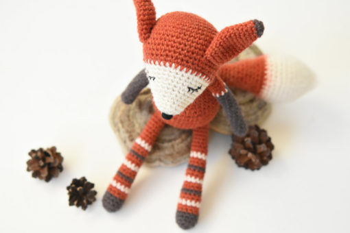 crochet fox toy