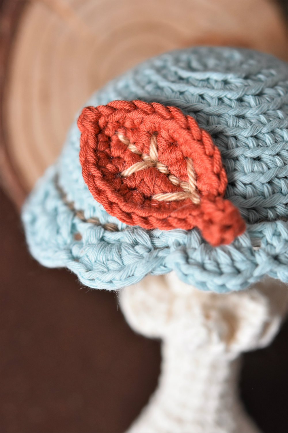 Amigurumi pattern - crochet mushroom rattle for babies