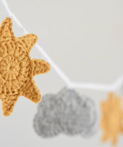 crochet motif ornament