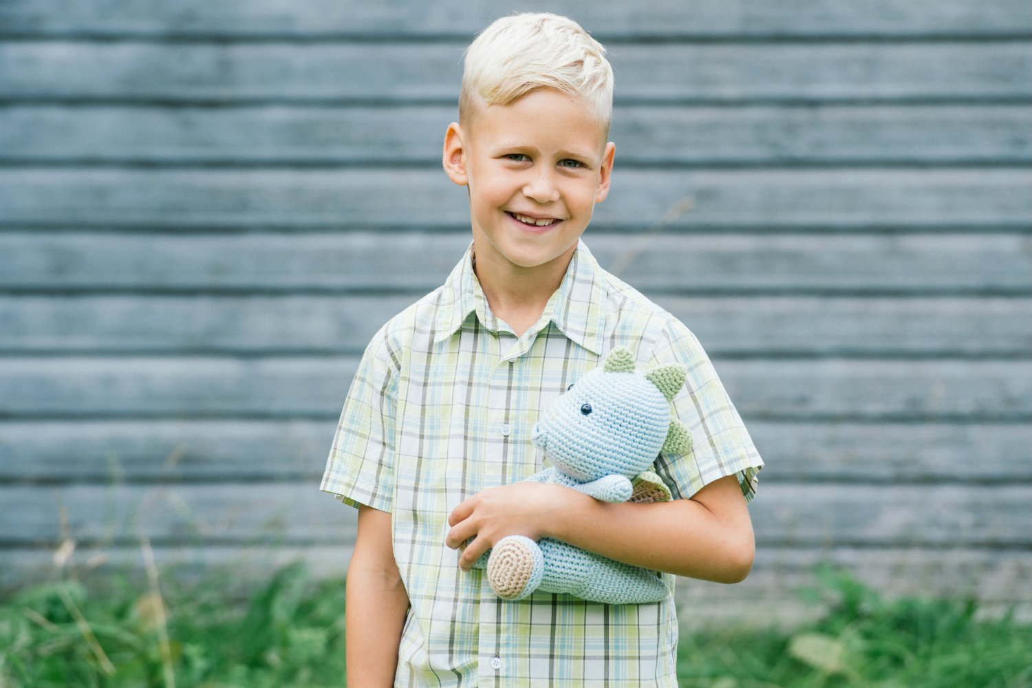 Crochet dragon from the book Cuddly Amigurumi Toys