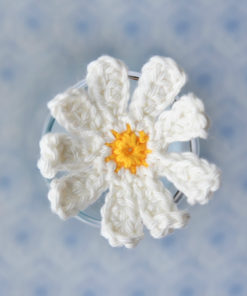 crochet daisy flower