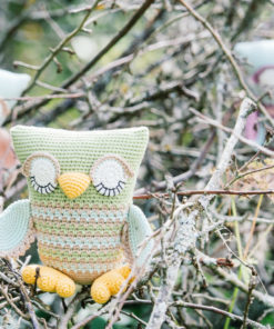 crochet owl from the book Cuddly Amigurumi Toys