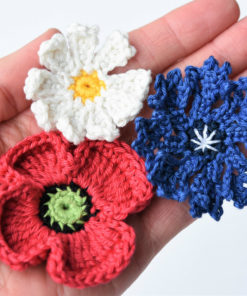 crochet field flowers pattern