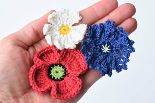 crochet field flowers pattern