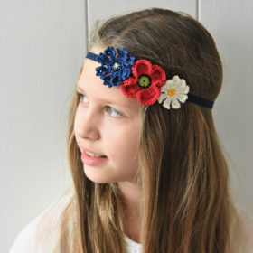 field flowers crochet pattern