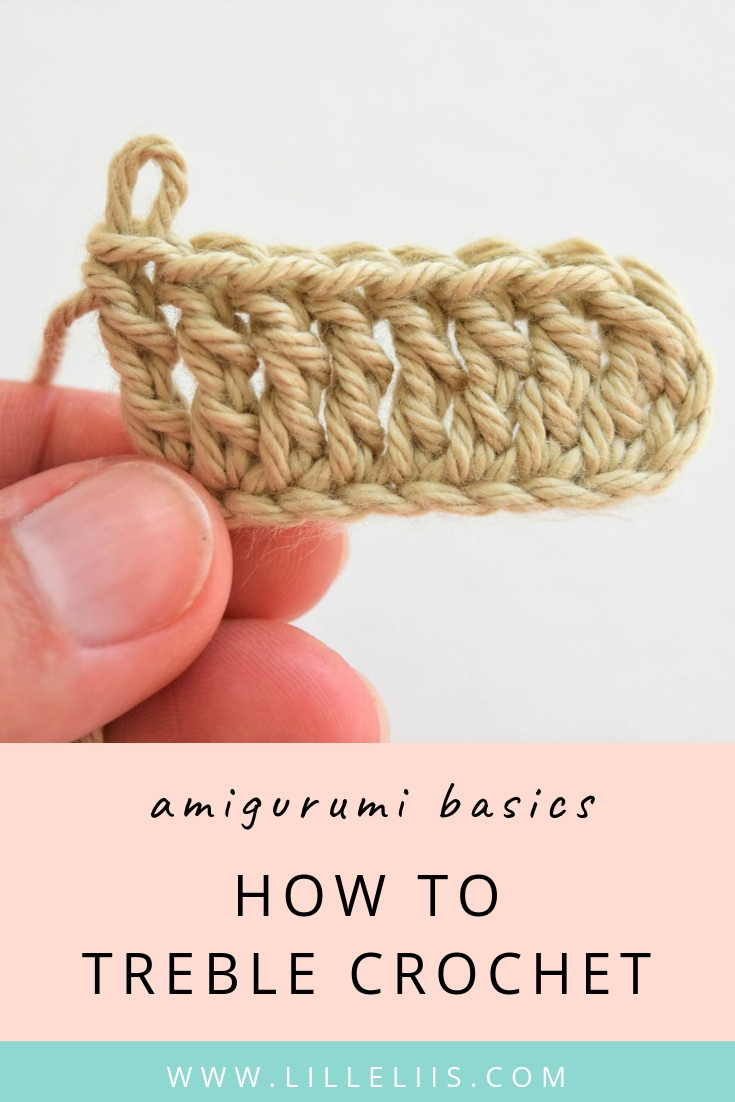 how to treble crochet tutorial
