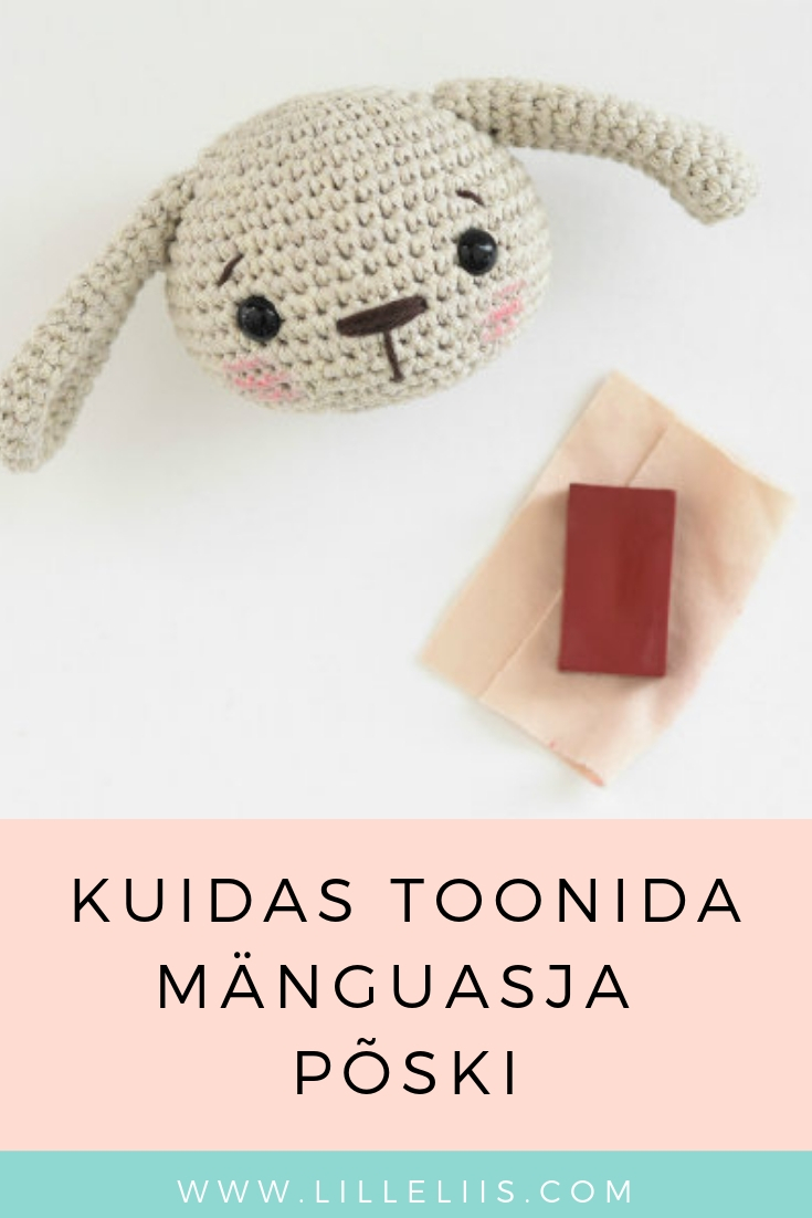 kuidas toonida mänguasja põski