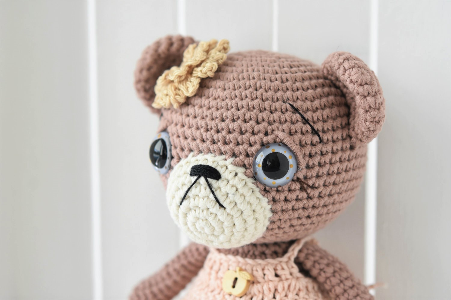 crochet cupcake dress teddy girl pattern