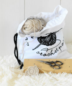 crochet project bag lilleliis