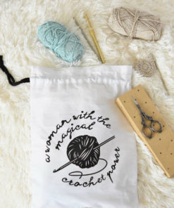 crochet project bag lilleliis