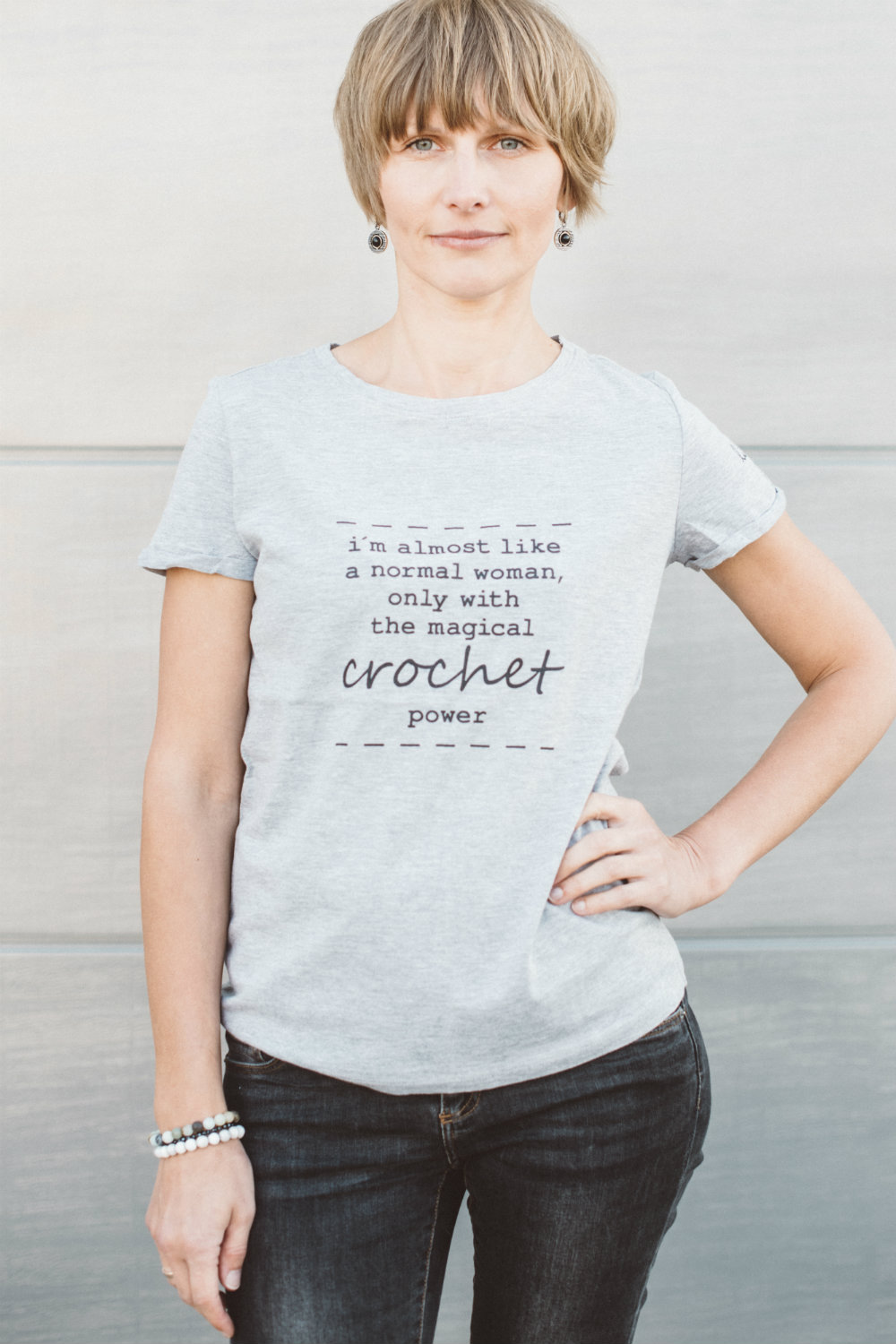 slogan about crochet t-shirt