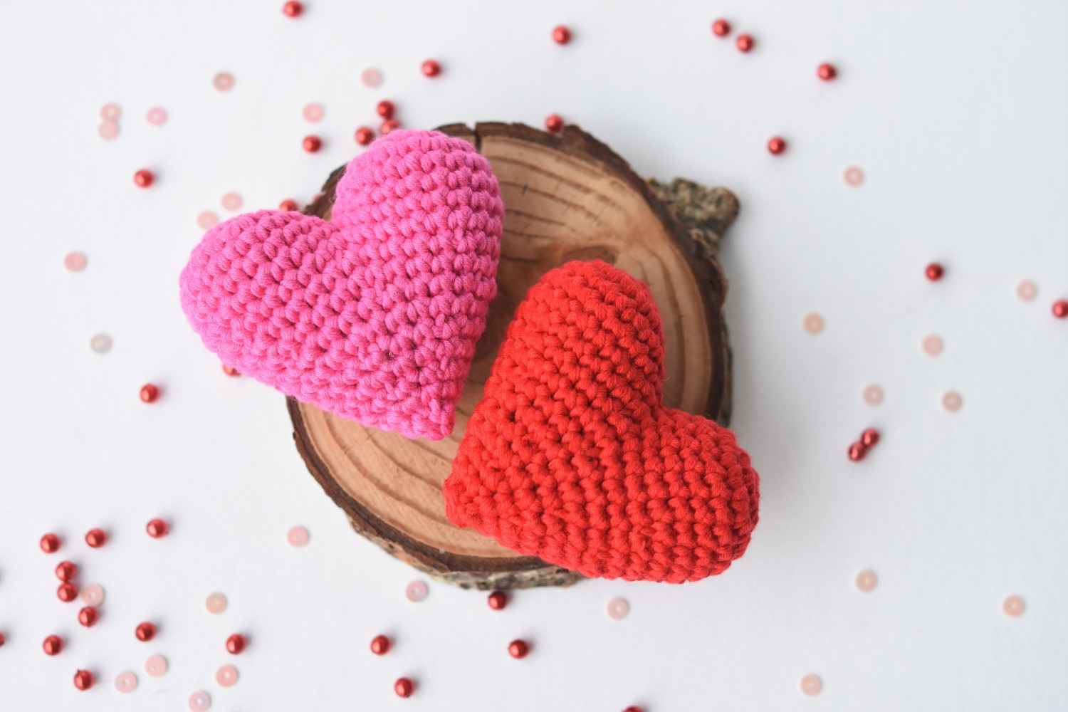 Amigurumi heart free pattern DIY Valentines gift lilleliis