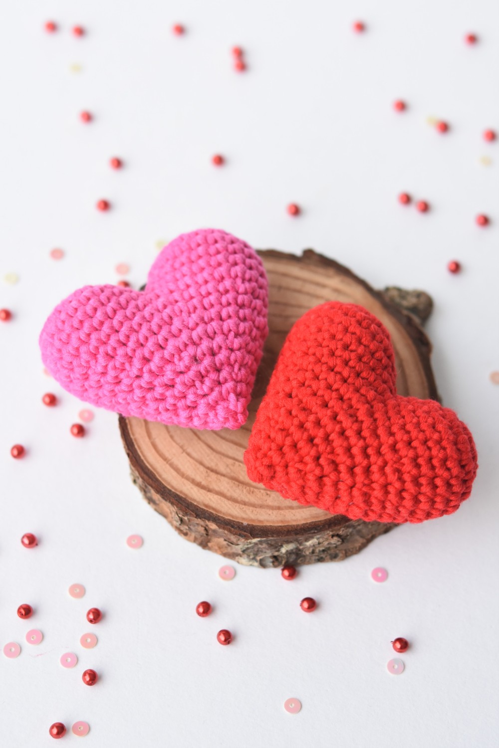 Amigurumi heart free pattern DIY Valentines gift lilleliis