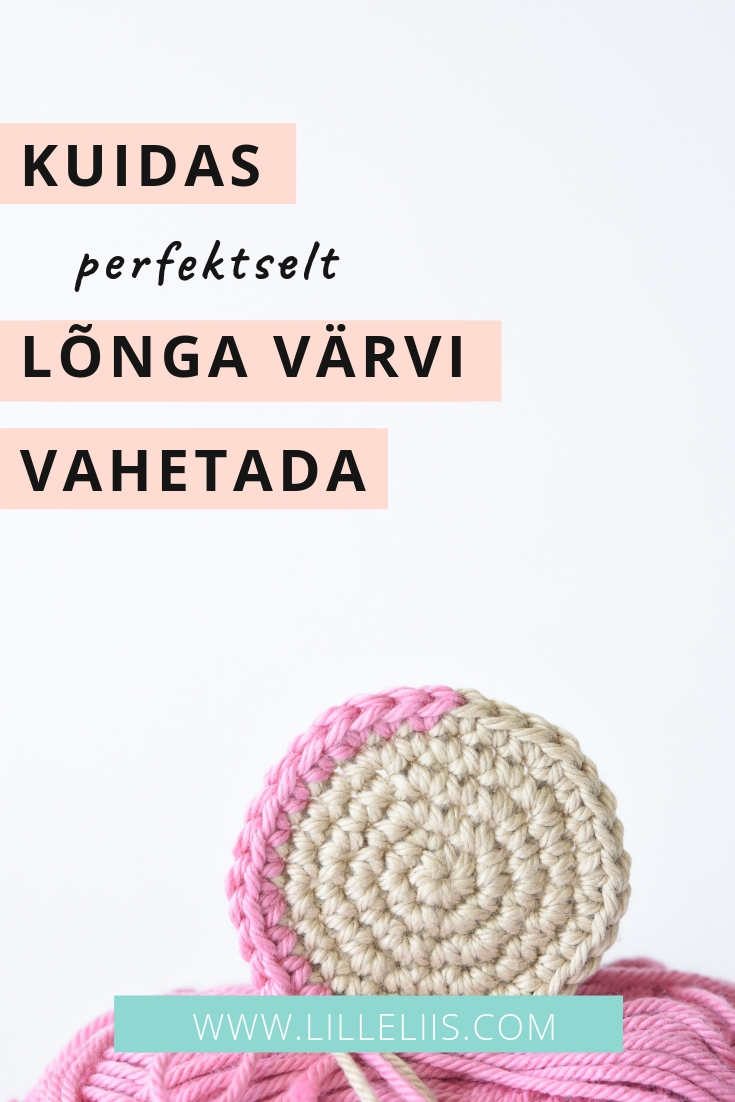 kuidas lõnga värvi vahetada kuidas lõnga värvi vahetada