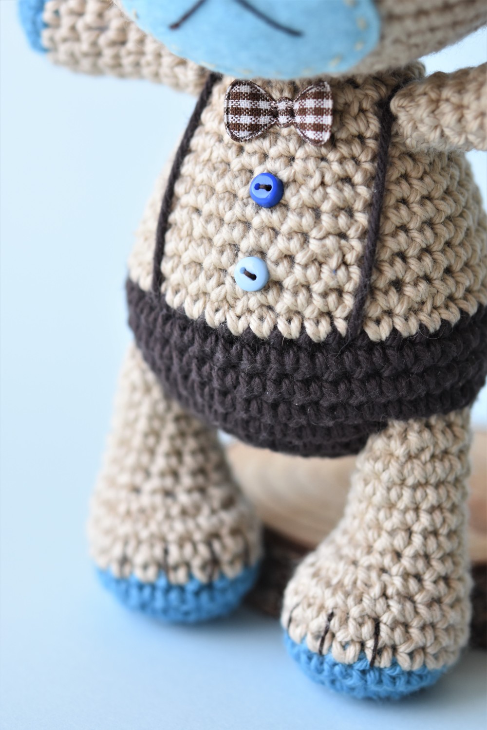 crochet teddy bear pants