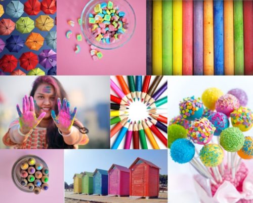 rainbow color board