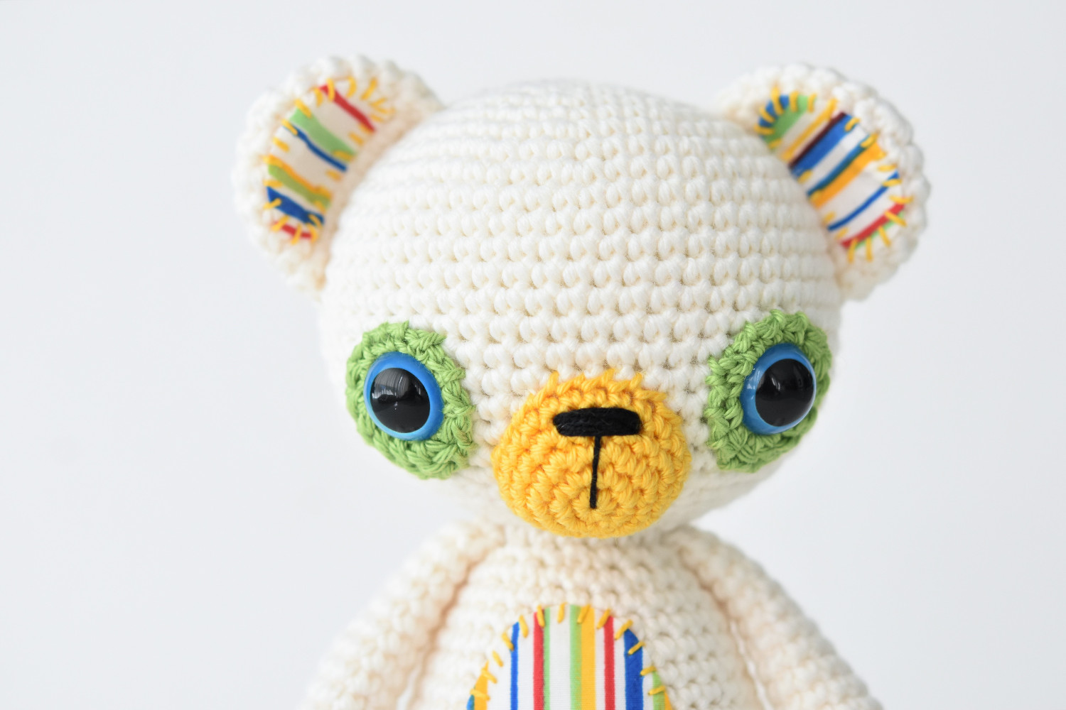 amigurumi teddy bear head