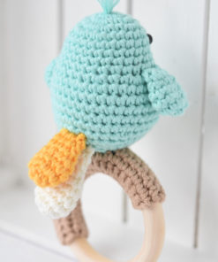 amigurumi bird tail