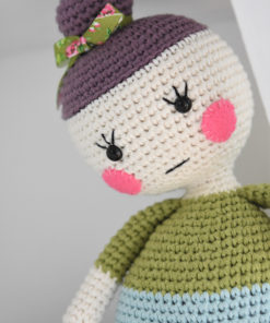 crochet doll cheeks eyelashes