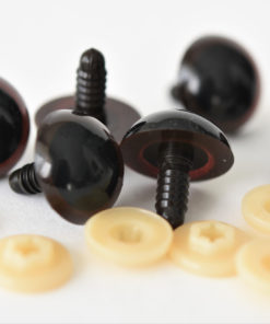 big brown safety eyes for amigurumi