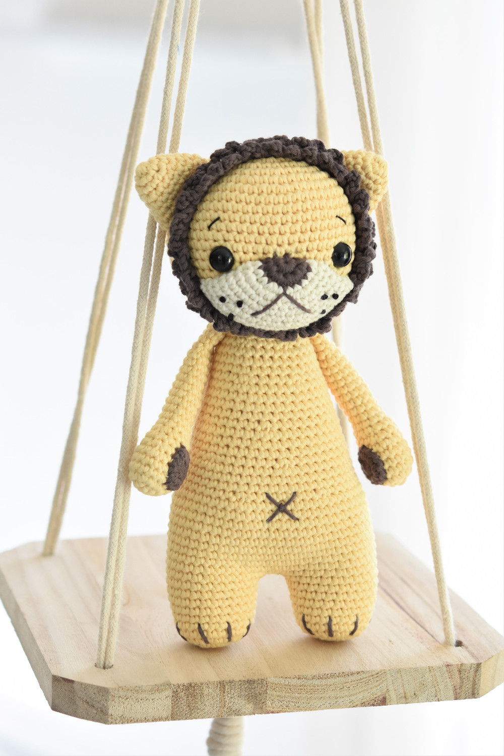 crochet lion