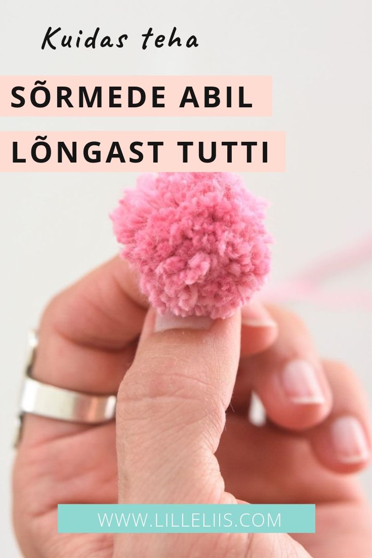 kuidas teha lõngast tutti