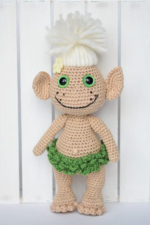 crochet troll doll