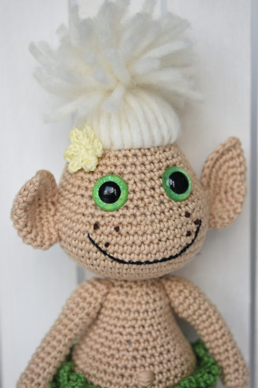 crochet troll doll