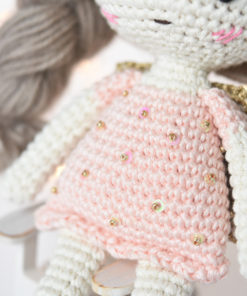 amigurumi crochet angel doll