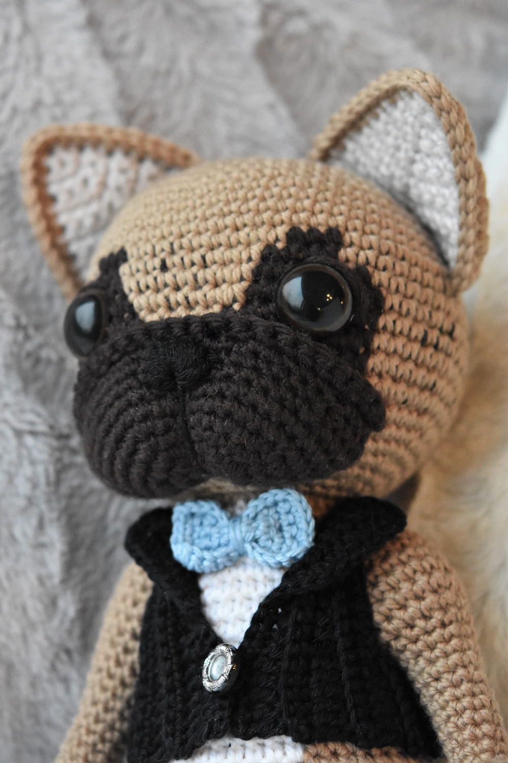 amigurumi buldog