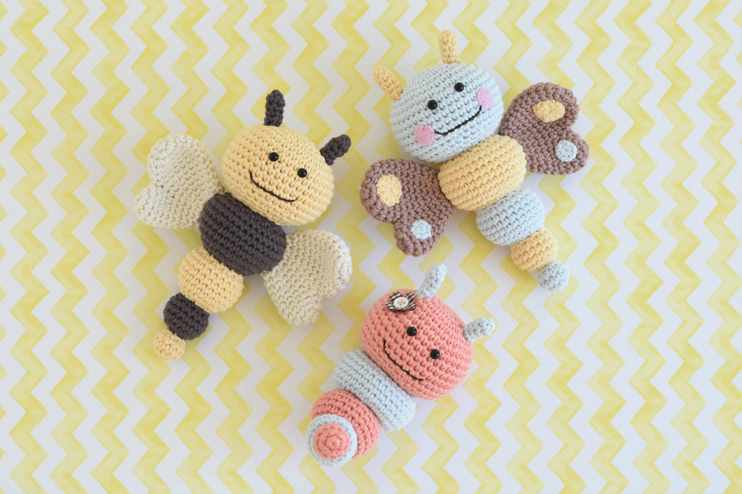 bug rattles amigurumi pattern