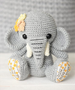 crochet elephant toy